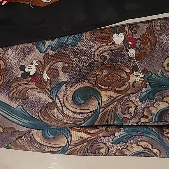 Disney Mickey Mouse & Looney Tunes Bugs Bunny SILK Novelty Neckties Set Casual - Picture 3 of 10